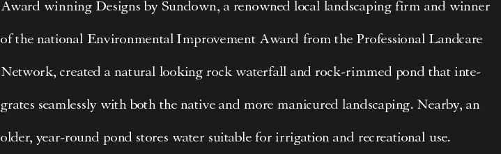 Award winning Designs by Sundown, a renowned local landscaping 